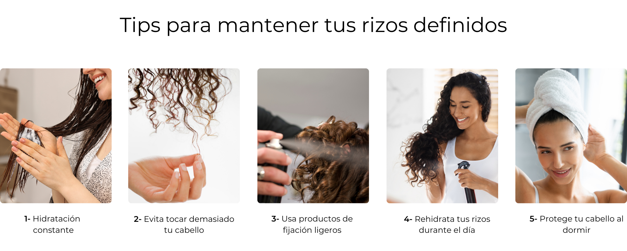 tips para mantener tus rizos super hidratados